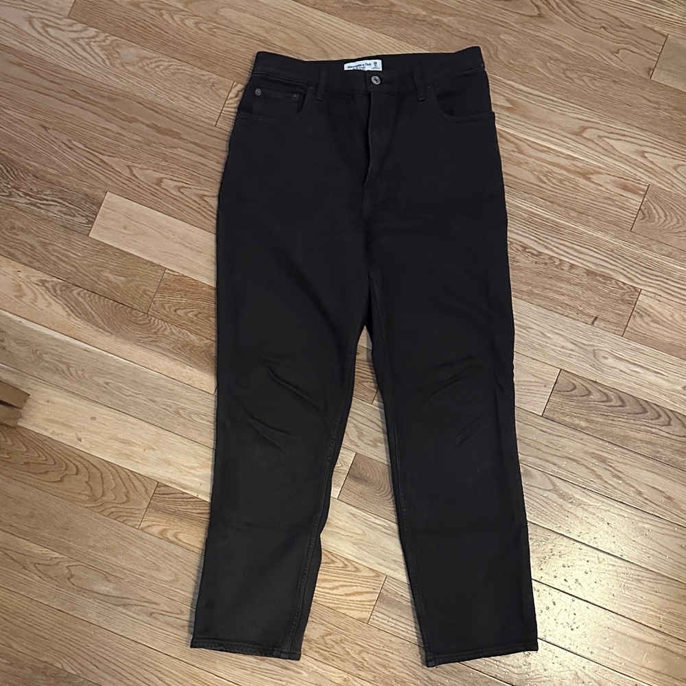 Abercrombie & Fitch Black High Rise Women Jeans